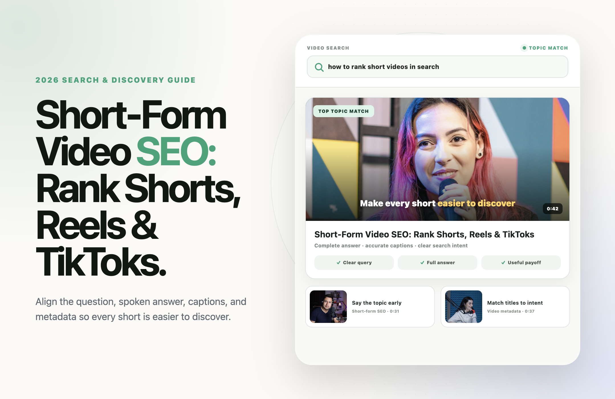 Short-Form Video SEO in 2026: How to Rank Shorts, Reels, and TikToks in Search
